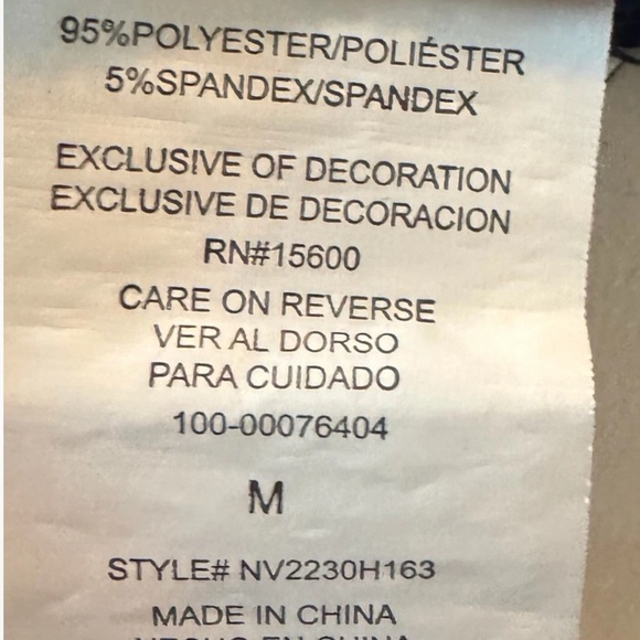 Napa Valley Women’s West Coast Blue Floral Blouse Button Front Pleated Top Sz M - Picture 5 of 12